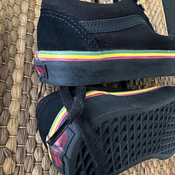 Vans Old Skool Rasta Black/Black - Picture 6 of 7